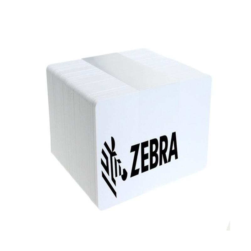 Zebra 104523-116 Blank White 760 Micron PVC Cards (Pack of 500) ,SKU :104523-116