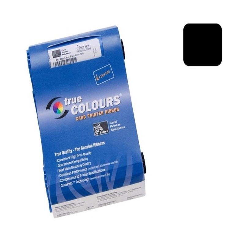 Zebra P110i/P120i Eco Black Mono Ribbon, 800017-201 (1000 prints) ,SKU :800017-201