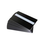 Black Matte 760 Micron Plastic Cards with Signature Strip (Pack of 100) ,SKU :C-A7-BKSIG