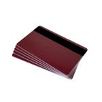 Burgundy 760 Micron Plastic Cards With Hi-Co Magnetic Stripe (Pack of 100) ,SKU :C-A7-BYHI