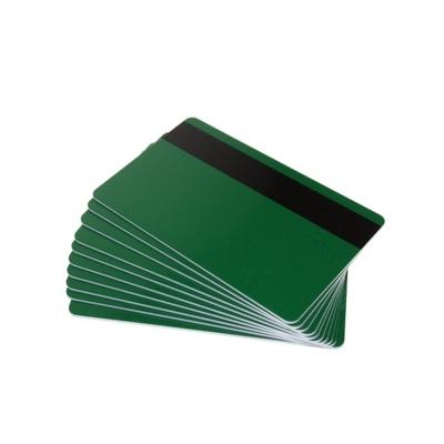 Forest Green 760 Micron Plastic Cards With Hi-Co Magnetic Stripe (Pack of 100) ,SKU :C-A7-FGHC