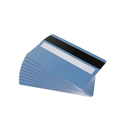 Light Blue Premium 760 Micron Cards With Hi-Co Magnetic Stripe & Signature Strip Panel (Pack of 100) ,SKU :C-A7-LBHISG