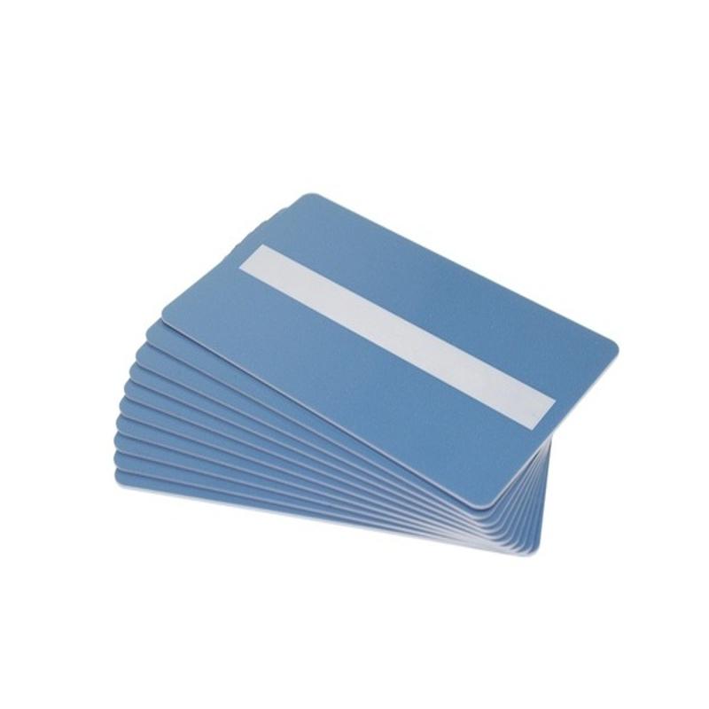 Light Blue 760 Micron Plastic Cards with Signature Strip (Pack of 100) ,SKU :C-A7-LBSG
