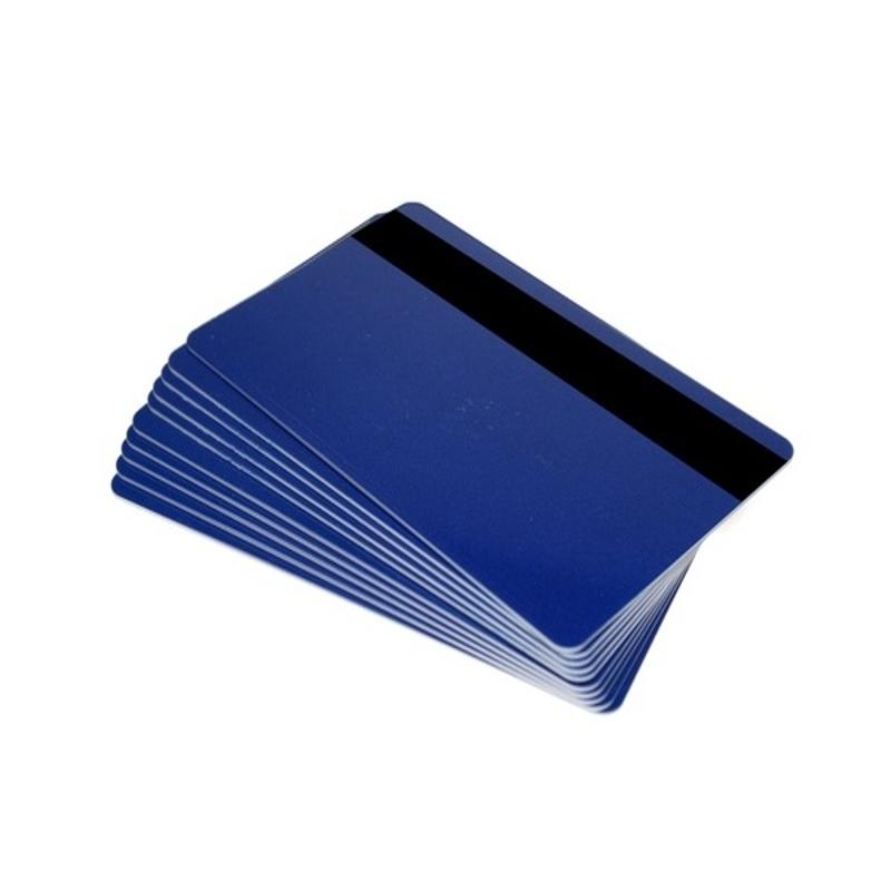 Royal Blue 760 Micron Plastic Cards With Hi-Co Magnetic Stripe (Pack of 100) ,SKU :C-A7-RBHI