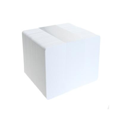 Blank White Re-writable Plastic Cards With Blue Text (Pack of 100) ,SKU :C-A7-RWB