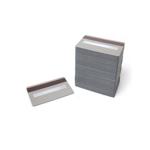 Silver Premium 760 Micron Cards With Hi-Co Magnetic Stripe & Signature Strip Panel (Pack of 100) ,SKU :C-A7-SIHISG