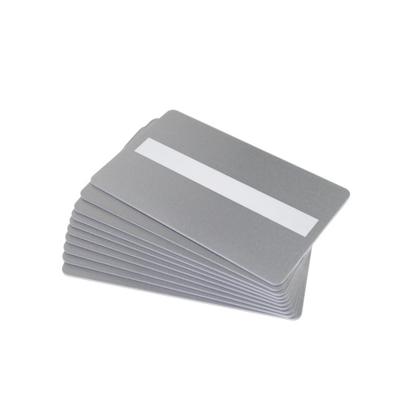 Silver 760 Micron Plastic Cards with Signature Strip (Pack of 100) ,SKU :C-A7-SISG