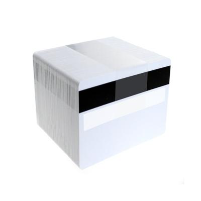 Blank White Plastic Cards with Lo-Co Mag & Sig (Pack of 100) ,SKU :C-A7-WHLOSG