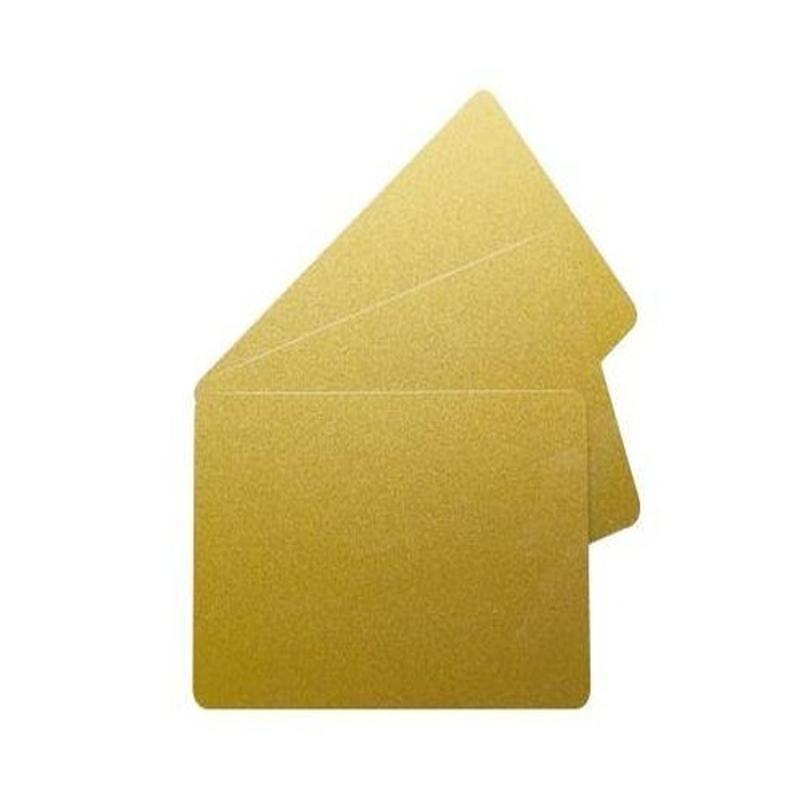 Evolis C4601 Gold Metallic PVC Cards (Pack of 100) ,SKU :C4601