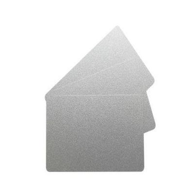 Evolis C4701 Silver Metallic PVC Cards (Pack of 100) ,SKU :C4701