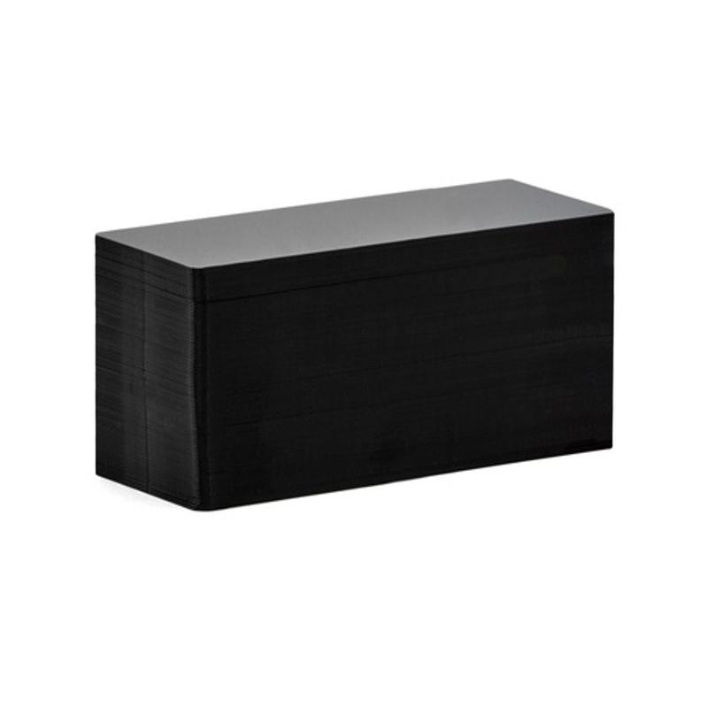 Evolis PVC Blank Black Matte Long Cards (Pack of 500) ,SKU :C8122