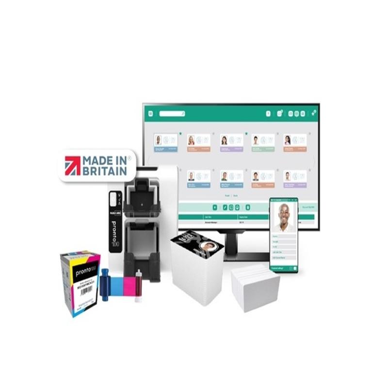 Made In Britain - Starter ID Card Printer Bundle ,SKU :PRONTO100