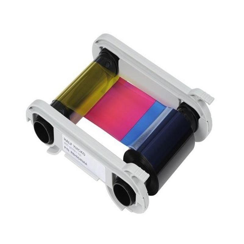 Evolis R5H004NAA YMCKO Half Panel Colour Ribbon (400 Prints) ,SKU :R5H004NAA