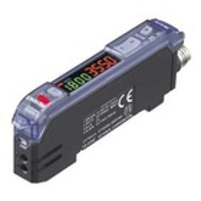 Keyence-Fibre Amplifier, M8 Connector Type, Main Unit, PNP , SKU : FS-V33CP