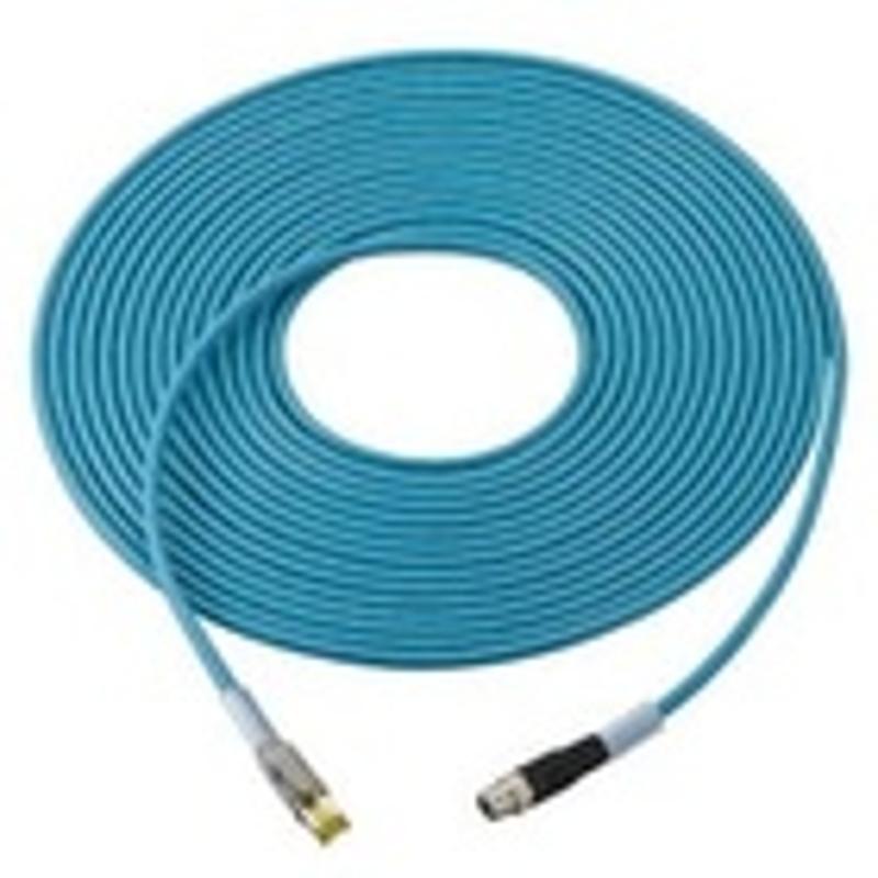 Keyence-Ethernet cable (M12 X-coded 8-pin) NFPA79- compatible 5 m , SKU: OP-88665